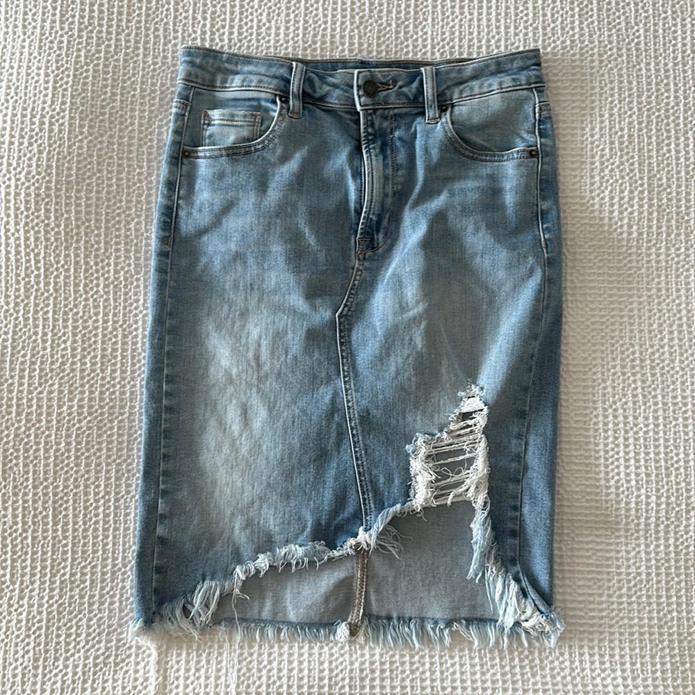 HIDDEN Jean Skirt
